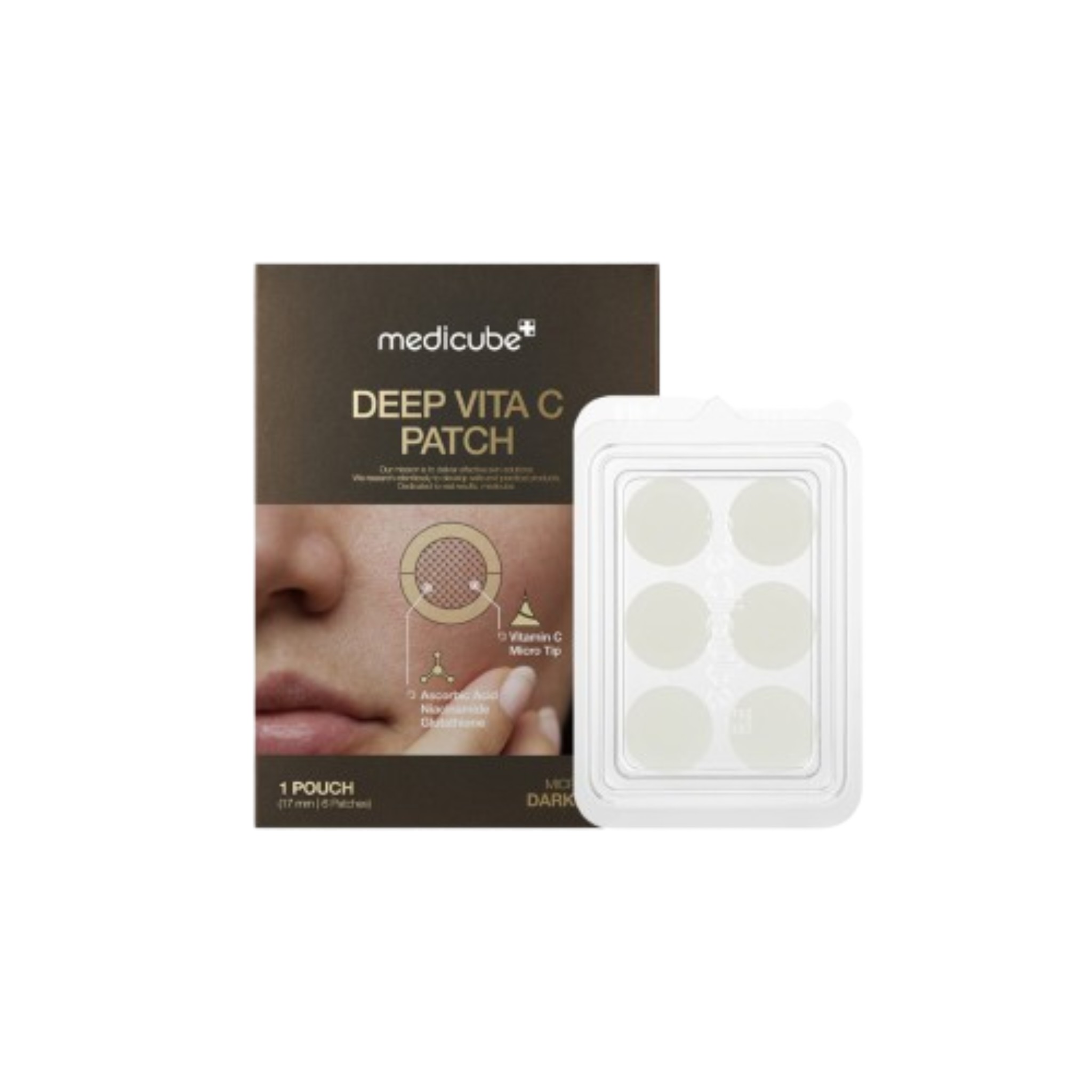 韓國medicube DEEP維C微針去印貼 一盒6片
