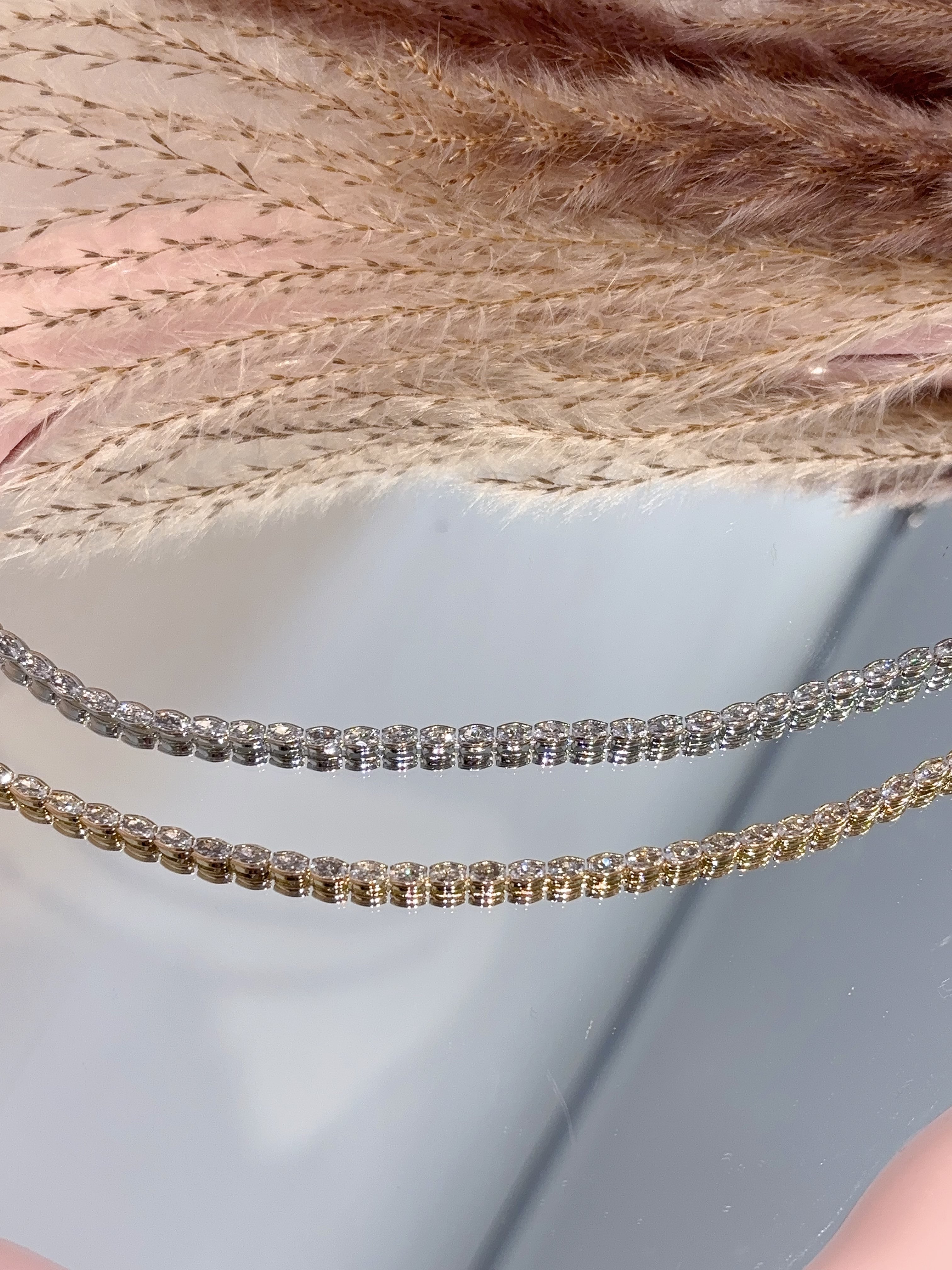 日常百搭简约钻石手链