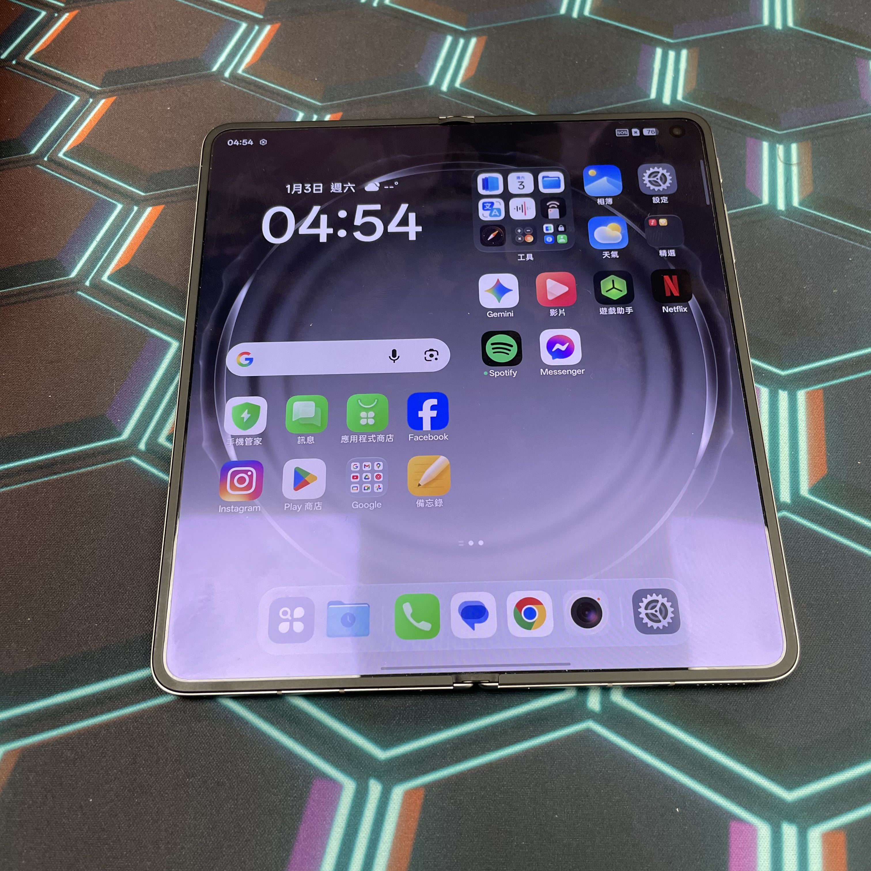 *6671 OPPO Find N6 完美機 16+512GB 灰色 gray