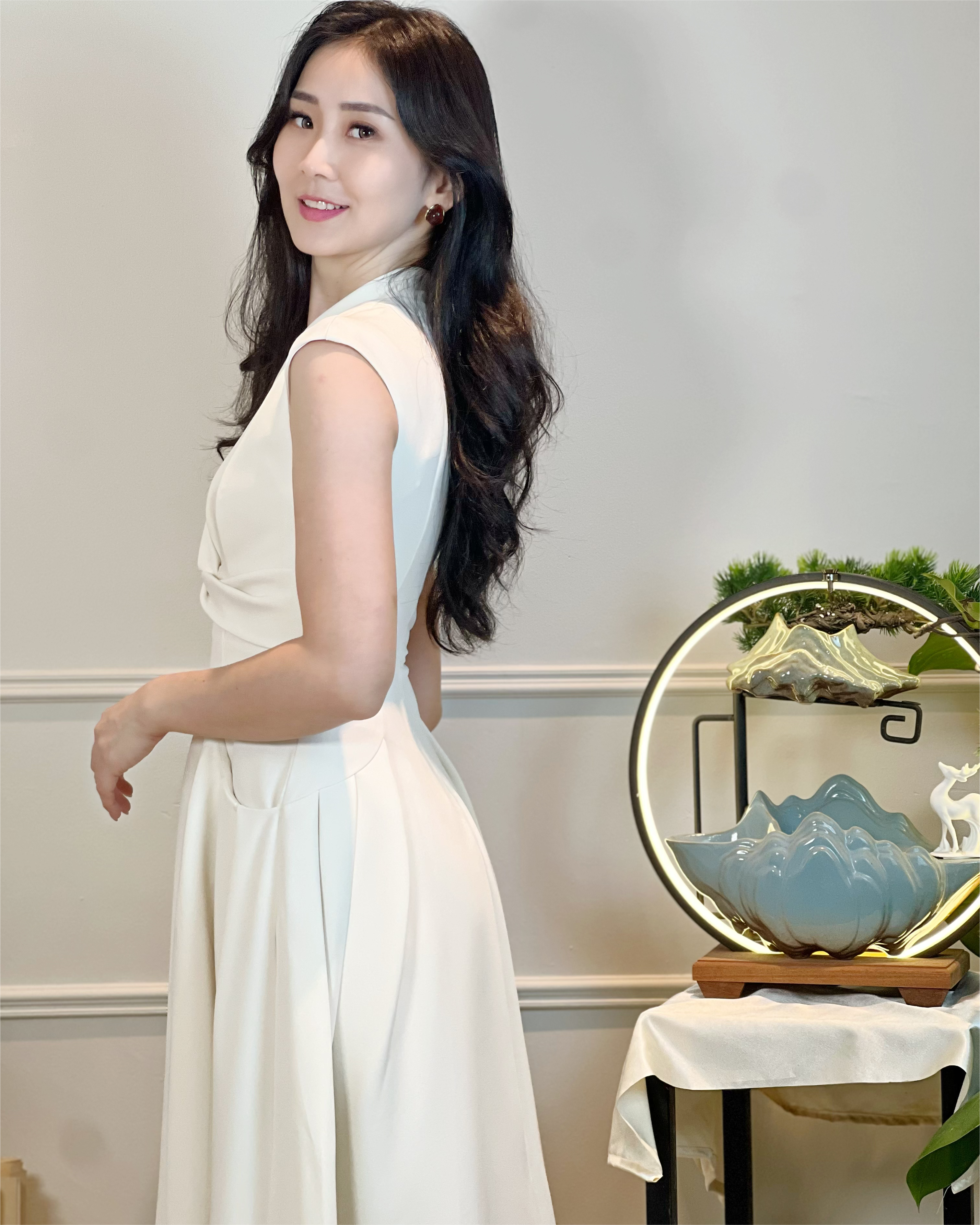 5092 Elena Grace Midi Dress