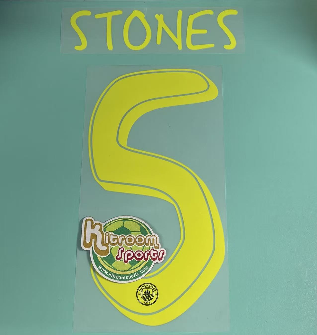 2024-25 Manchester City Away UCL Nameset #5 STONES
