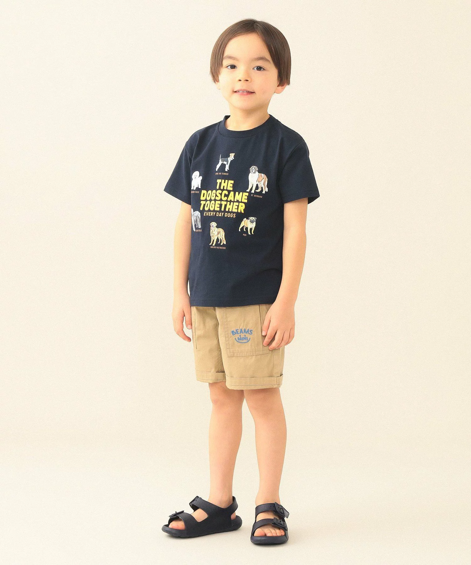🆕【⭐訂購⭐】🇯🇵 日本直送 🌀#BEAMS mini 刺繡笑臉 耐穿休閒 短褲［2款選］🌀 [ELHA-0044][260910]