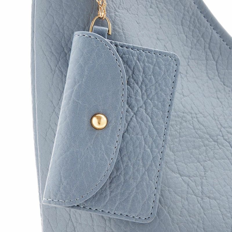 《現貨》日本firano圓形曲線手提包(藍色)