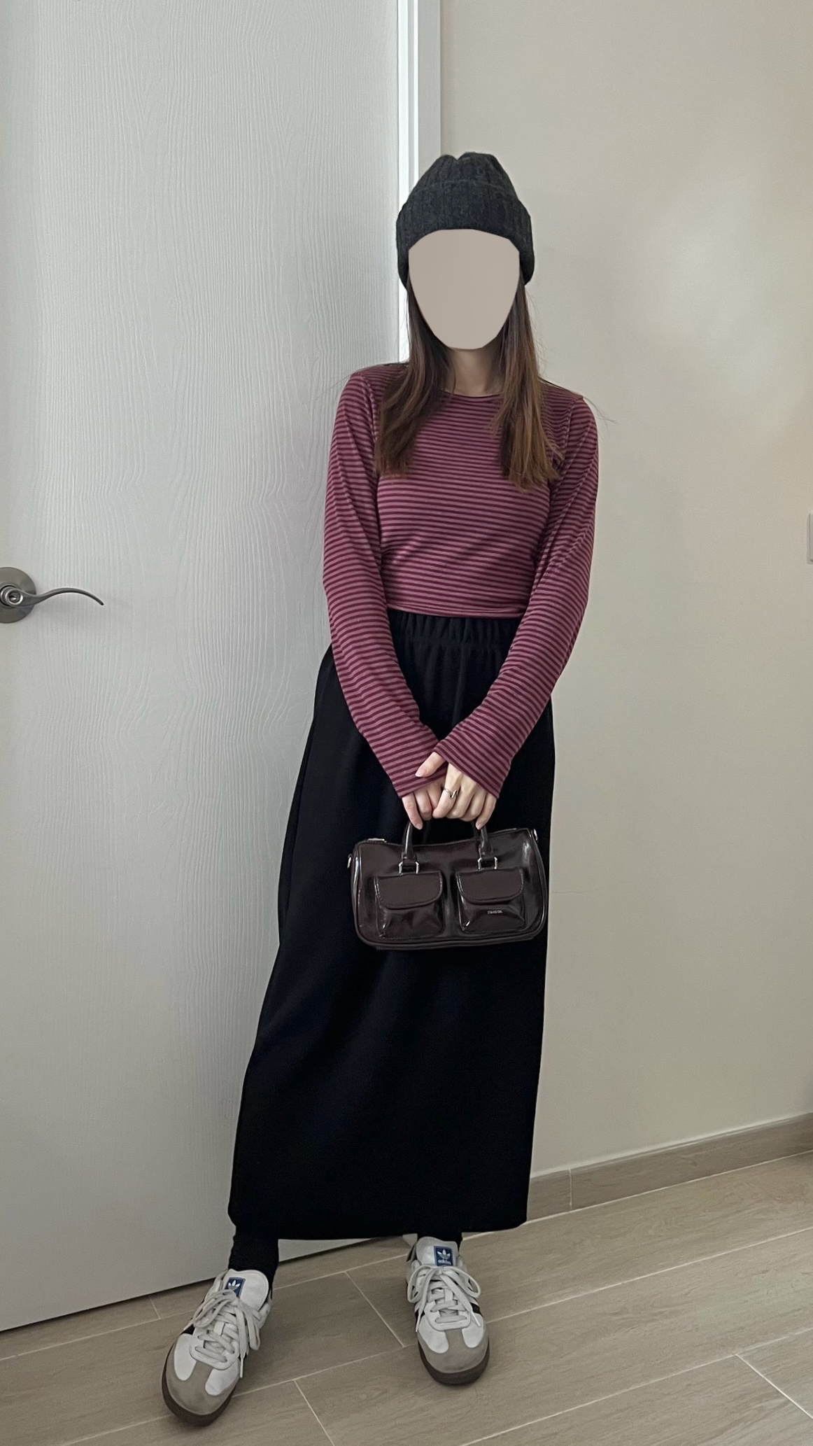 甜甜價 莓果親膚間條衫 現貨