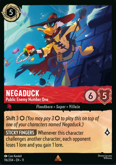 116/204 Negaduck - Public Enemy Number One R
