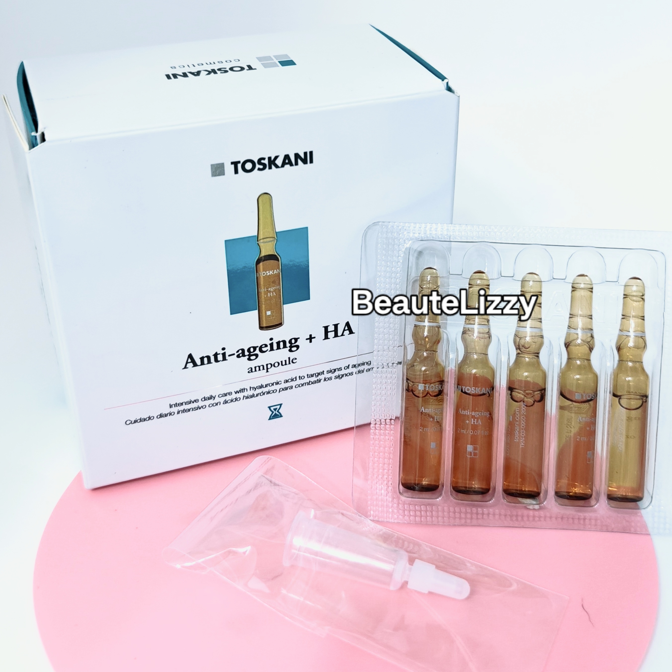 TOSKANI 長效保濕抗衰老精華 Anti-ageing +HA 2ml x15 平行進口