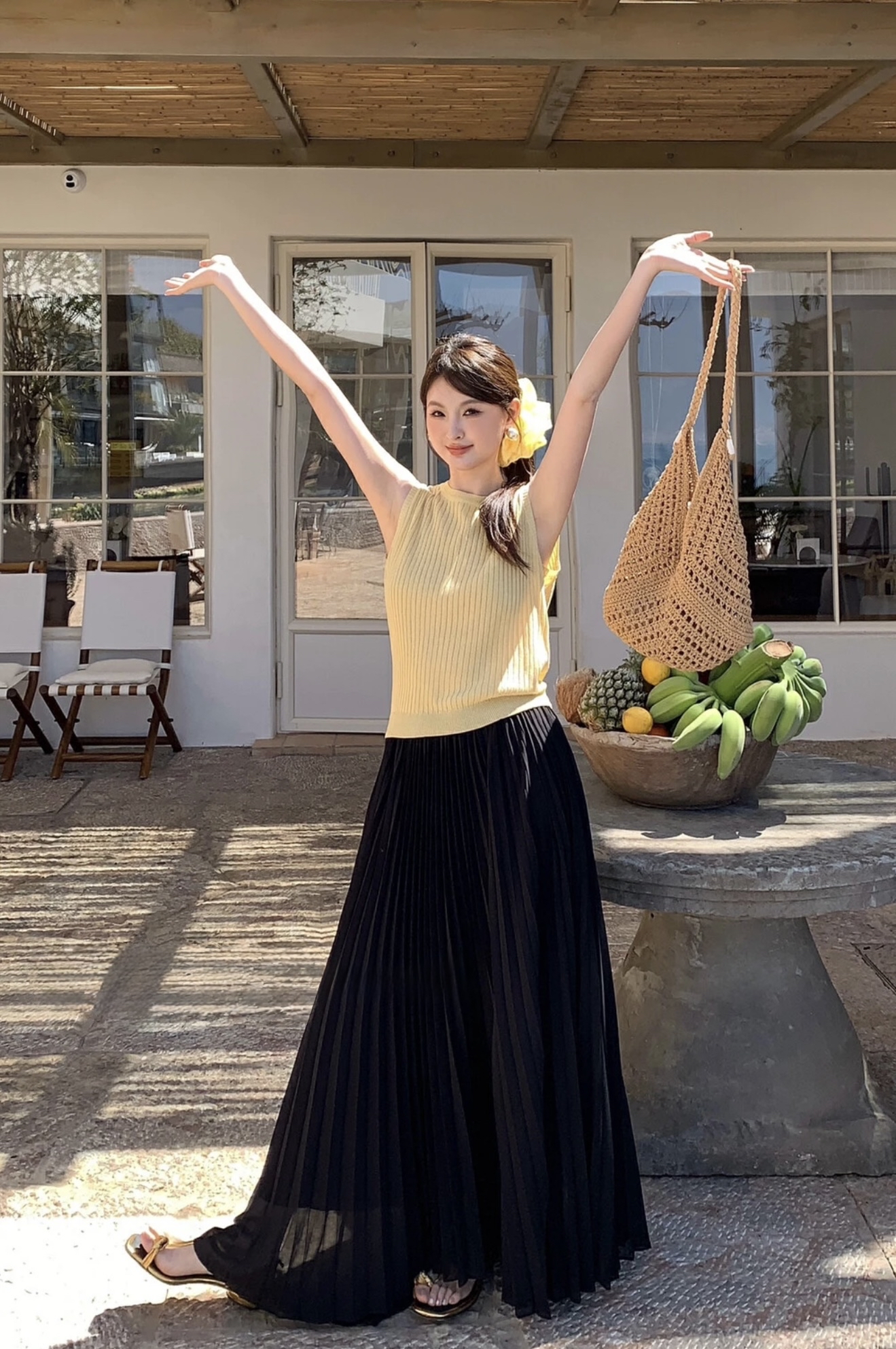 SK230韩系半身长裙