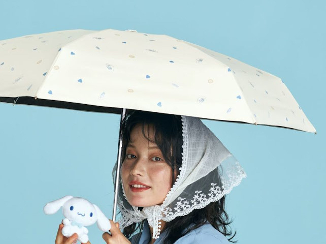 JA003 Sanrio 遮光涼感折疊晴雨傘 附收納袋 WPP102-SA030343