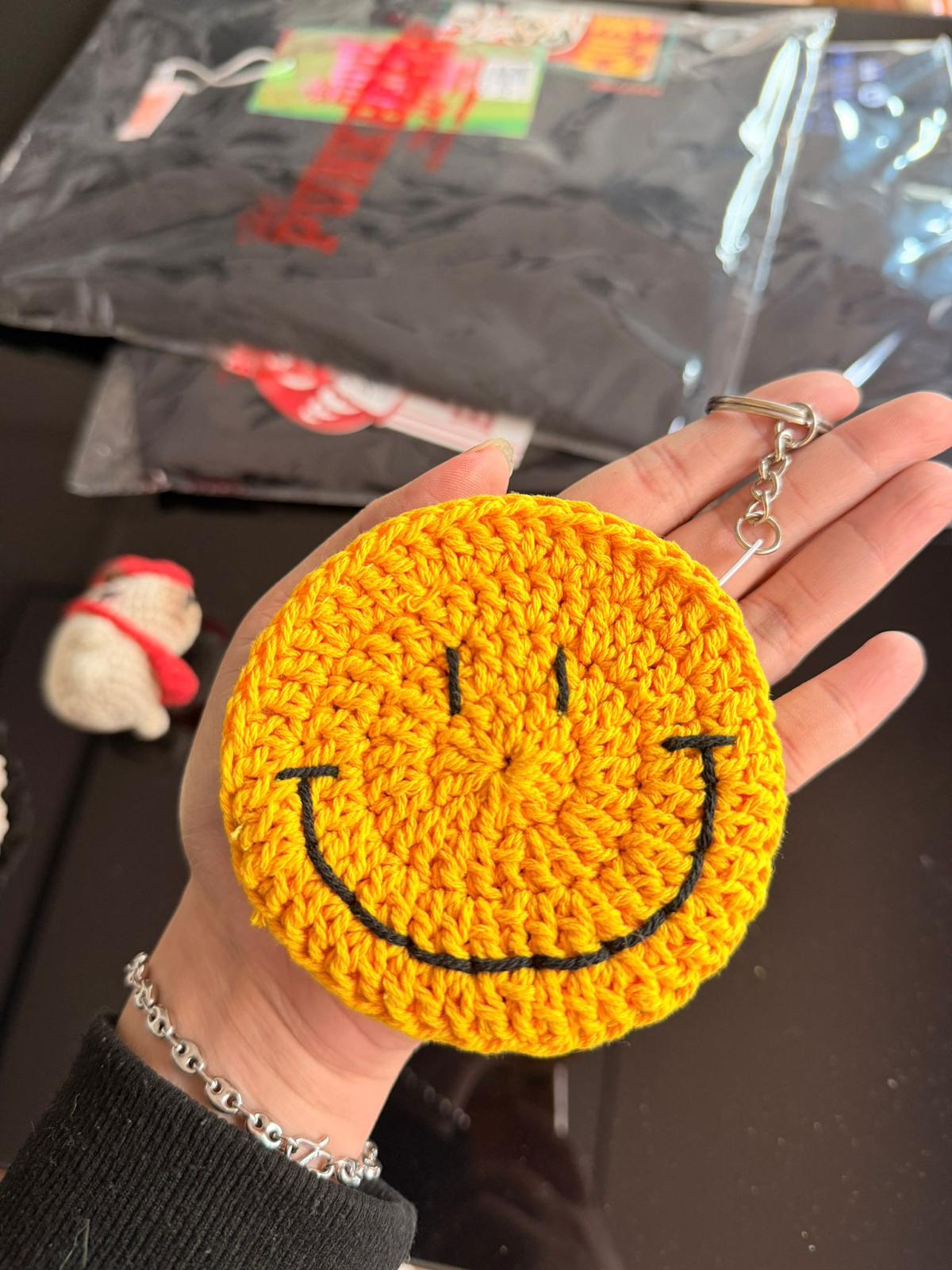 泰國手工編織散子包 笑哈哈