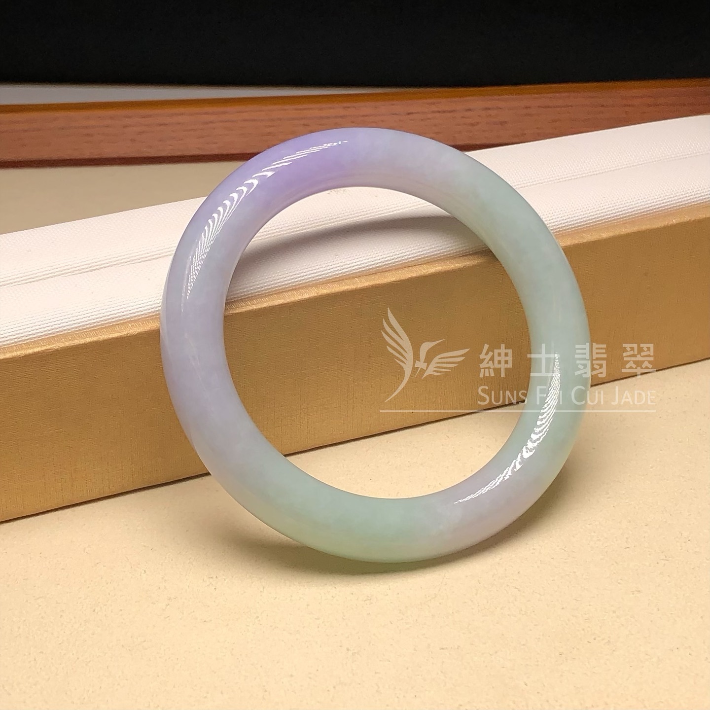 木那濃紫春彩圓鐲52.7mm