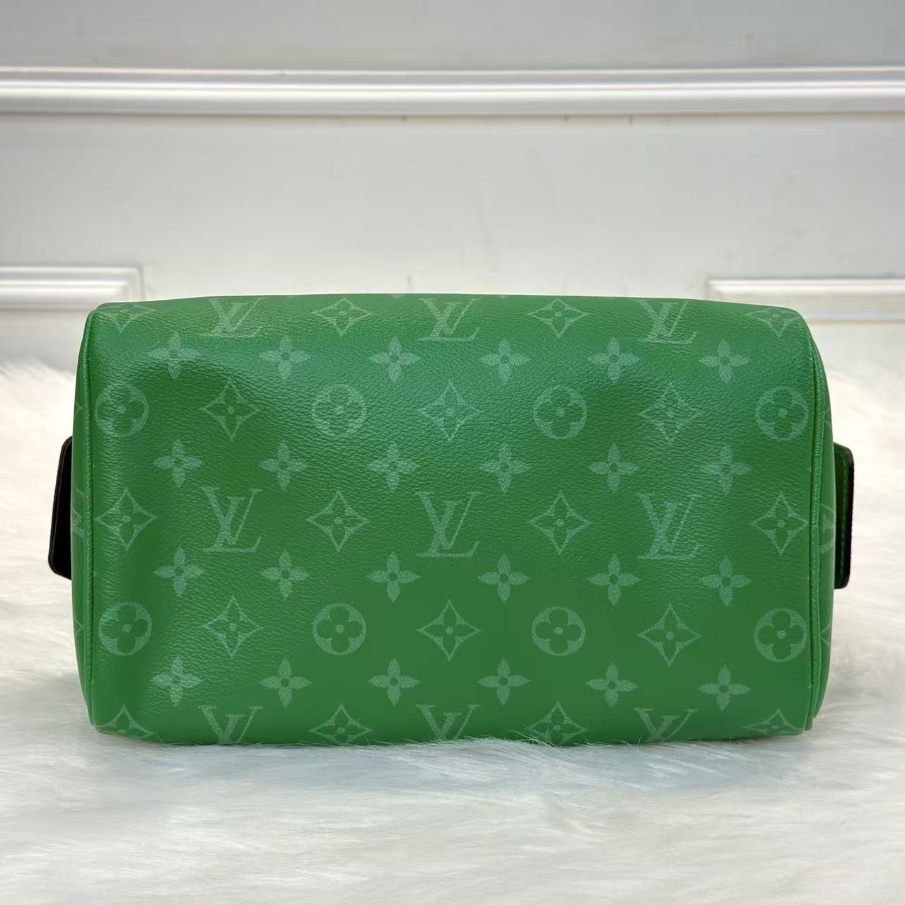 LOUIS VUITTON Dopp Kit 老花滿印拉鍊開合 帆布拼皮革 收納包洗漱包 男款 