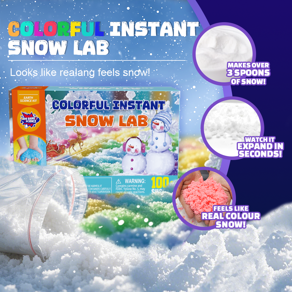 Big Bang Science ~ Colorful instant Snow Lab