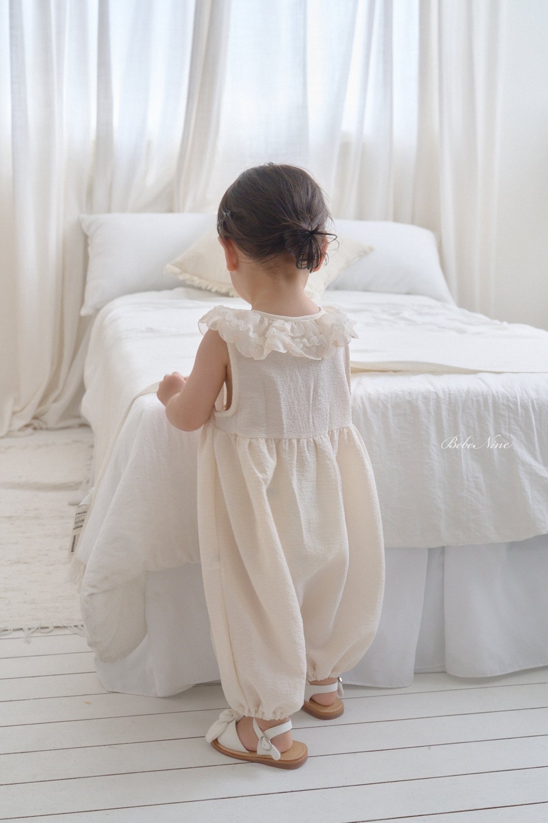 ☀️預訂 韓國直送☀️🇰🇷Bebenine兩色蕾絲花邊背心連身服