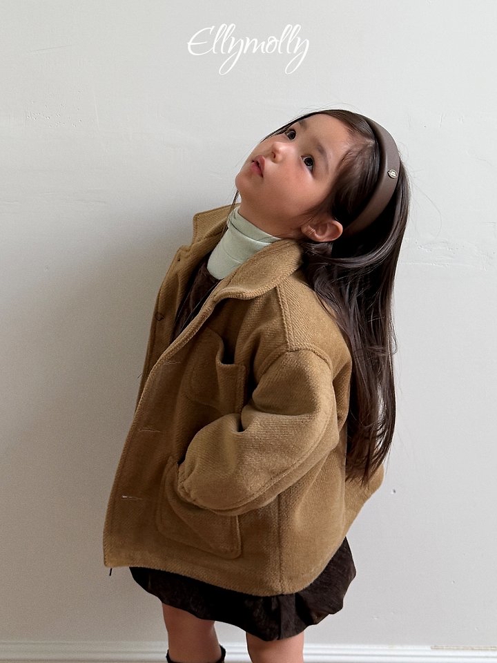 Ellymolly | Fluffy Wool Coat