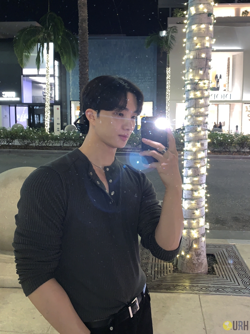 【100%保證韓國直送】韓國品牌原創系列 韓系修身坑條 Snap Button 亨利領長袖衫 👕 [2 color] RL114921