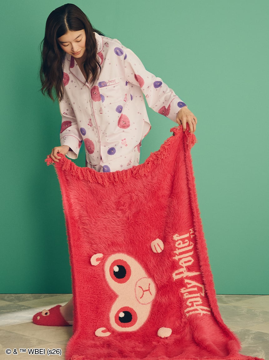 公仔毛毯 Motif Knit Blanket｜SNIDEL HOME X 哈利波特 聯名 第5彈 (Harry Potter)【預購】 (26191B-P）