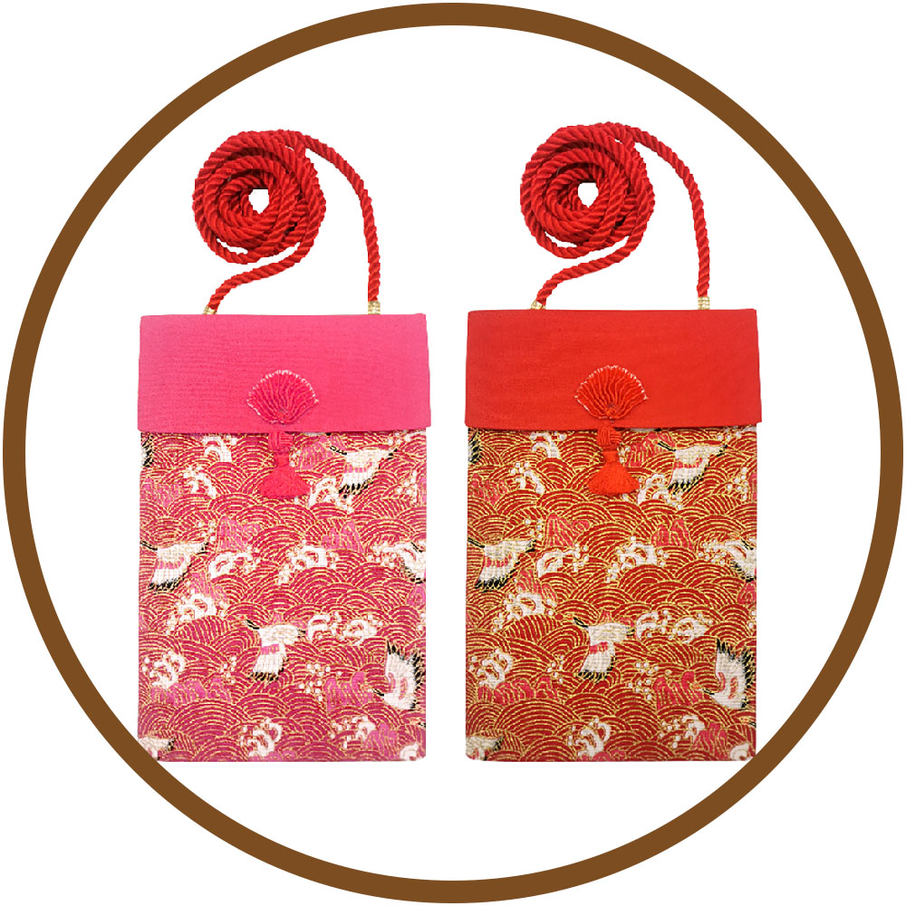 【可來兒】-布藝-利是封(附設肩帶)