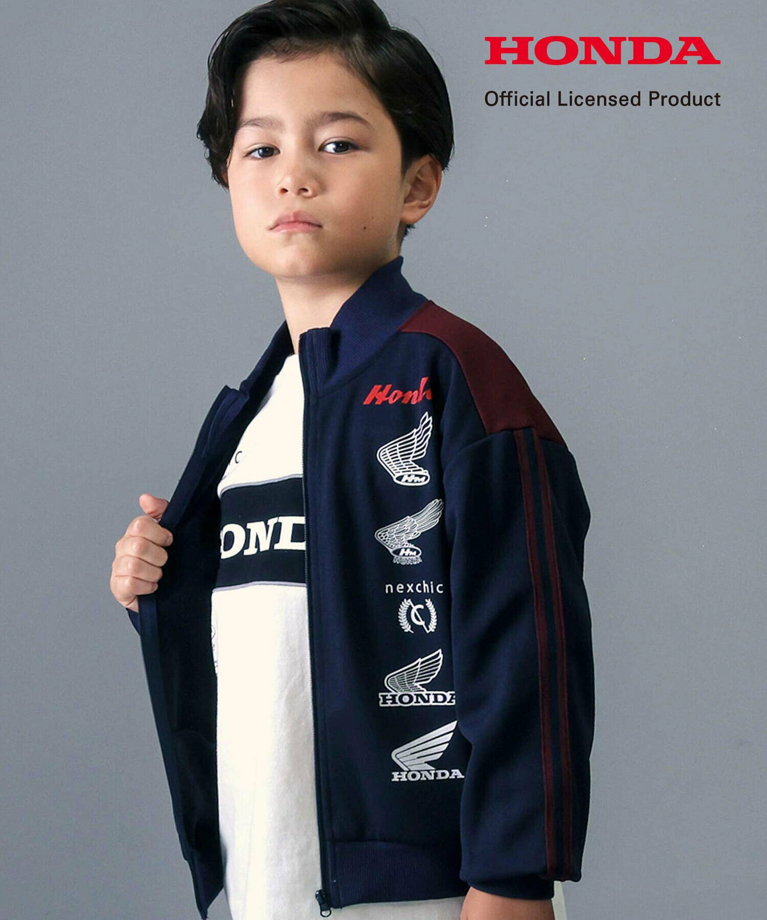 🆕【⭐訂購⭐】 🇯🇵日本直送 🌀Nexchic x #Honda 雙色針織運動外套🌀[ELBA-0192][260304]