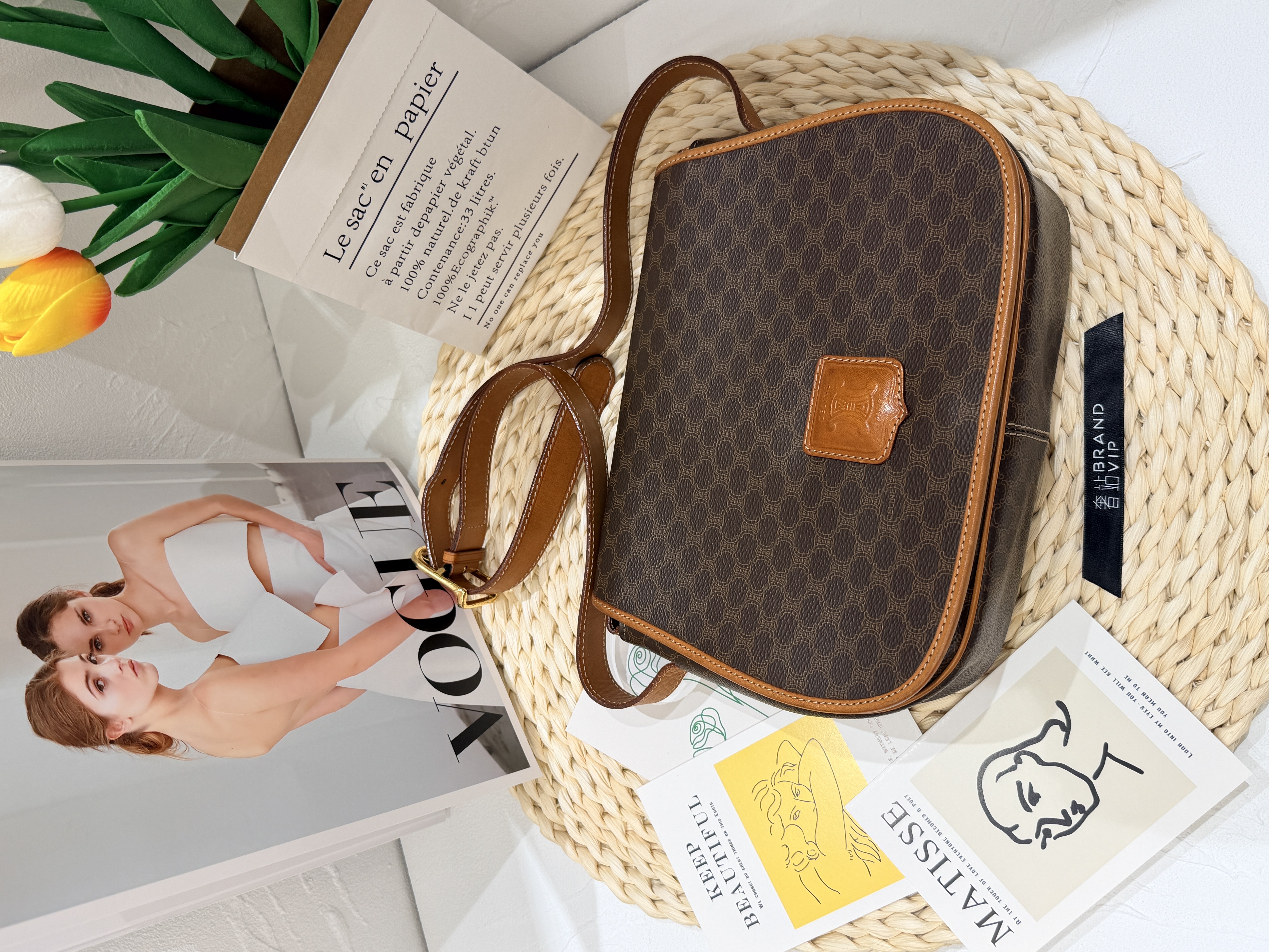 Celine Macadam Shoulder Bag