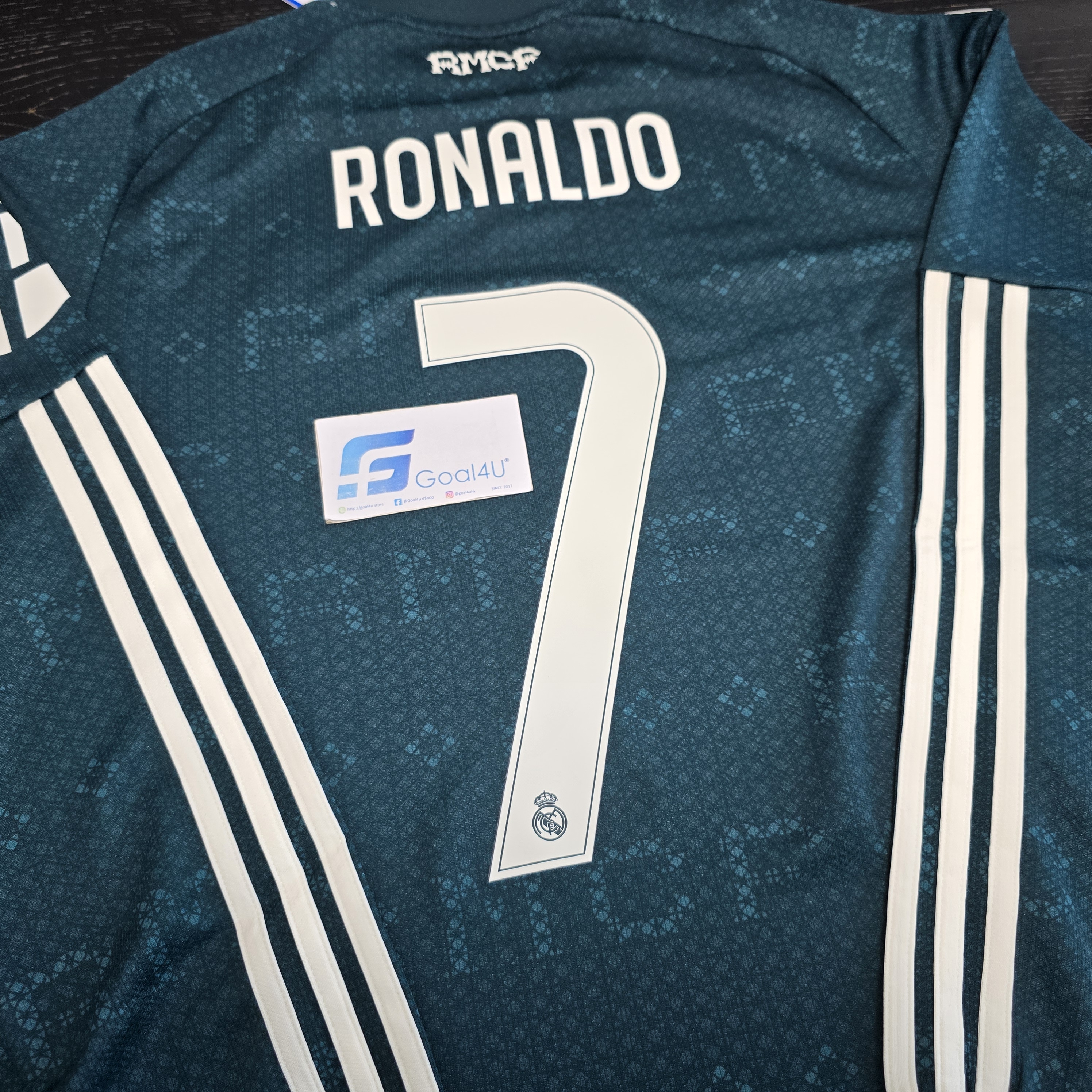 💚典雅的暗綠色調 Adidas Real Madrid 皇家馬德里 2026-27 作客長袖球迷版球衣 (可加印字章) KC3970