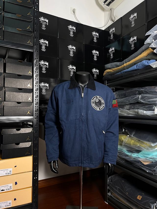 Stussy Denim Tears Canvas Jacket | Blue Box