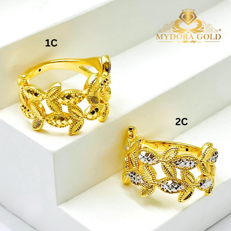 MYDORA Cincin Olive Leaf (5G) l EMAS 916/22K