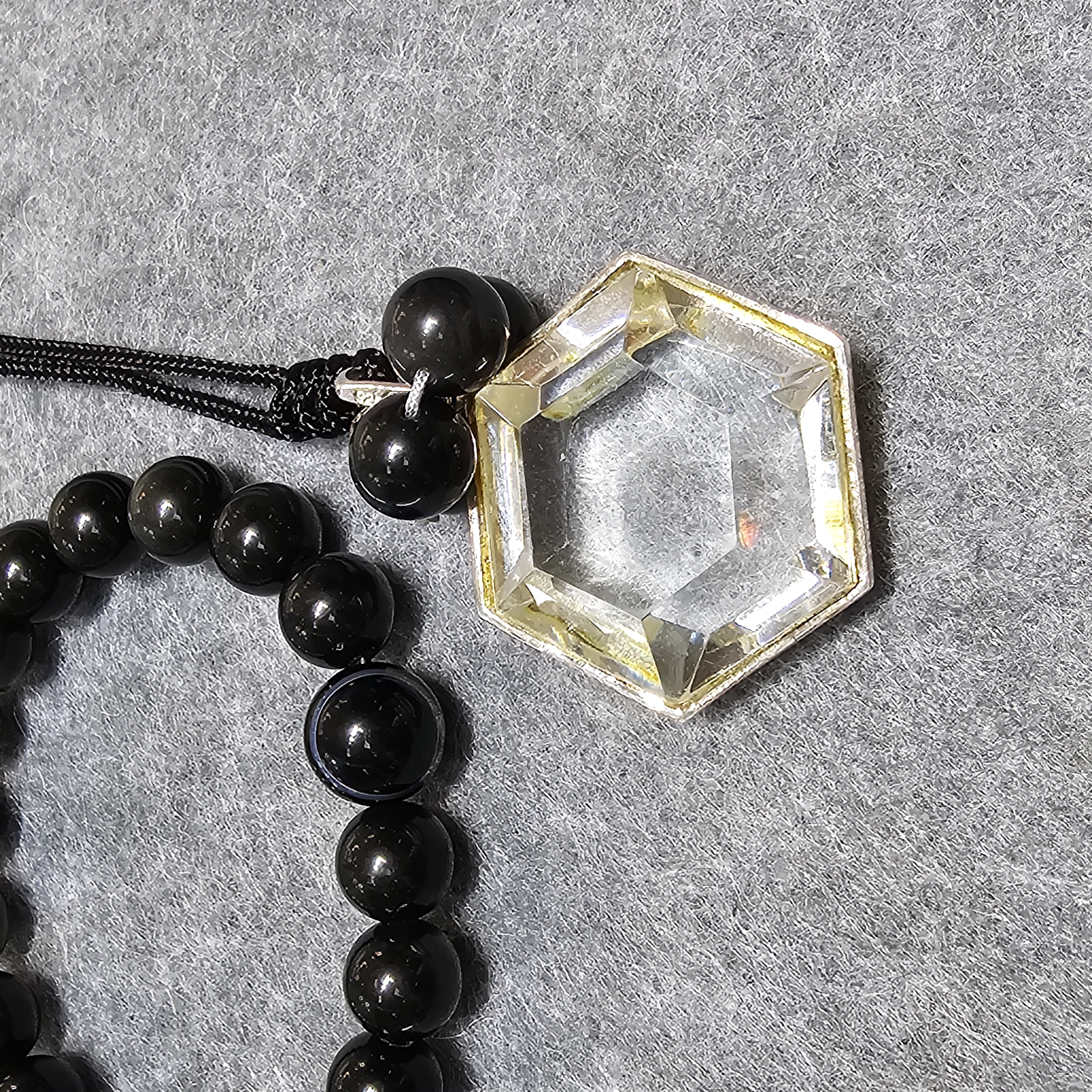 白琉璃六芒星925銀大衛星