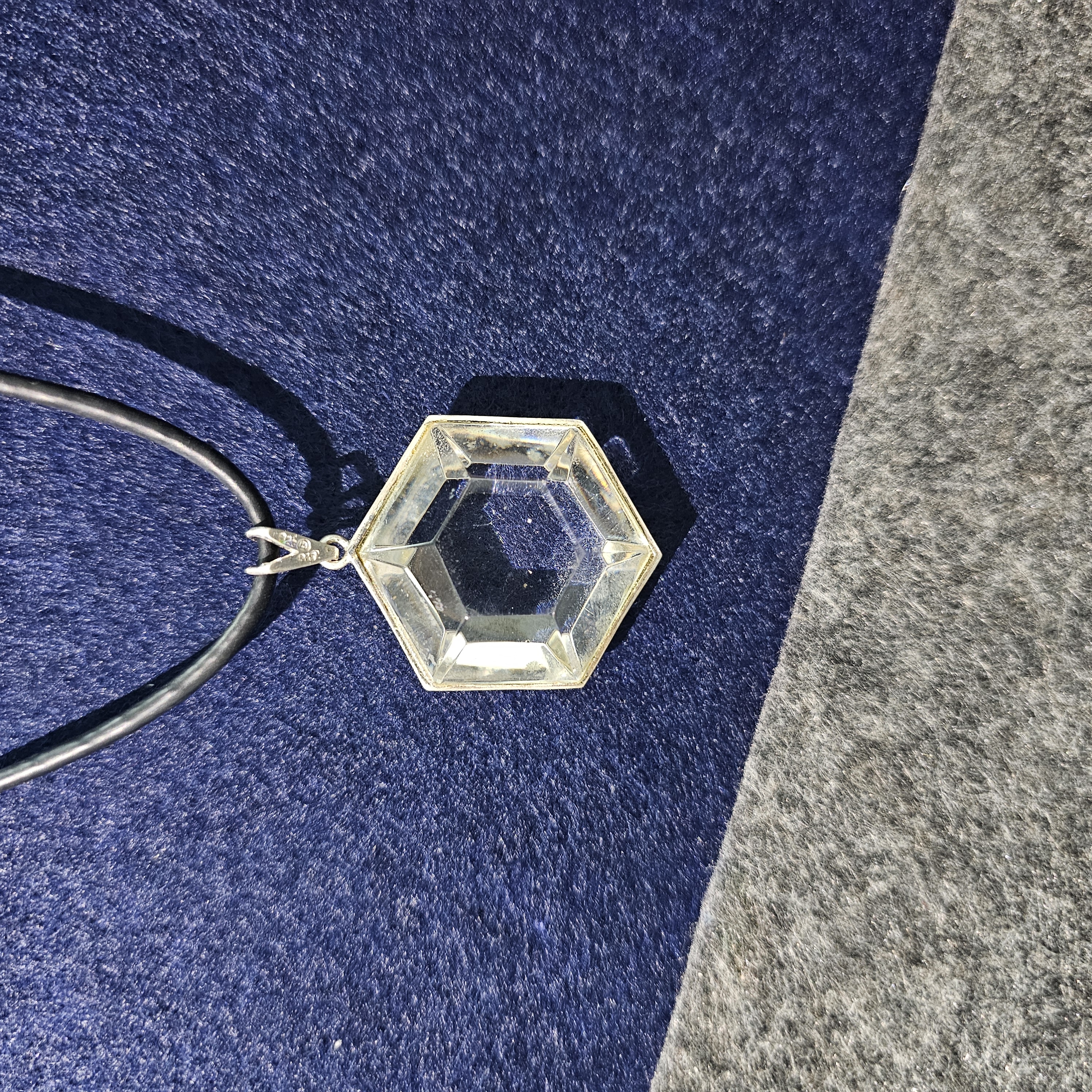 白琉璃六芒星925銀大衛星