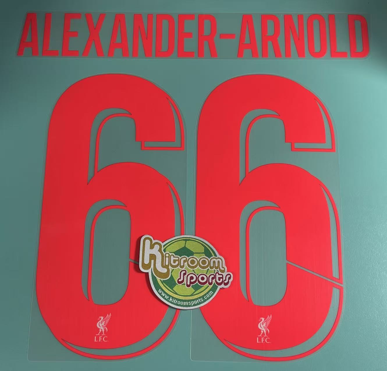 2021-22 Liverpool 3RD UCL Nameset #66 ALEXANDER-ARNOLD