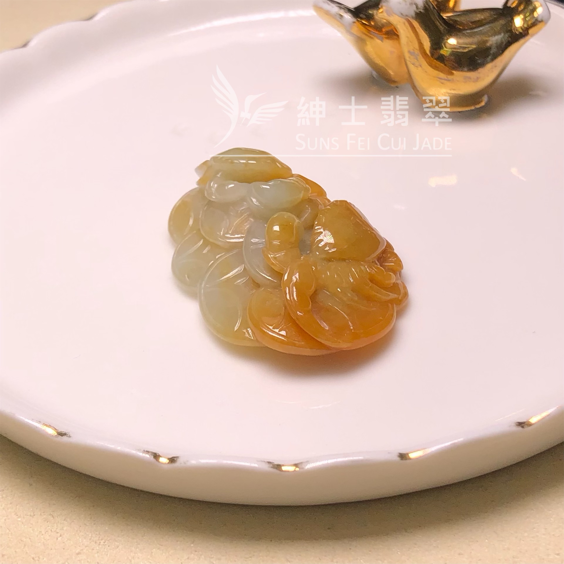 B08980 翡色橫財就手吊墜