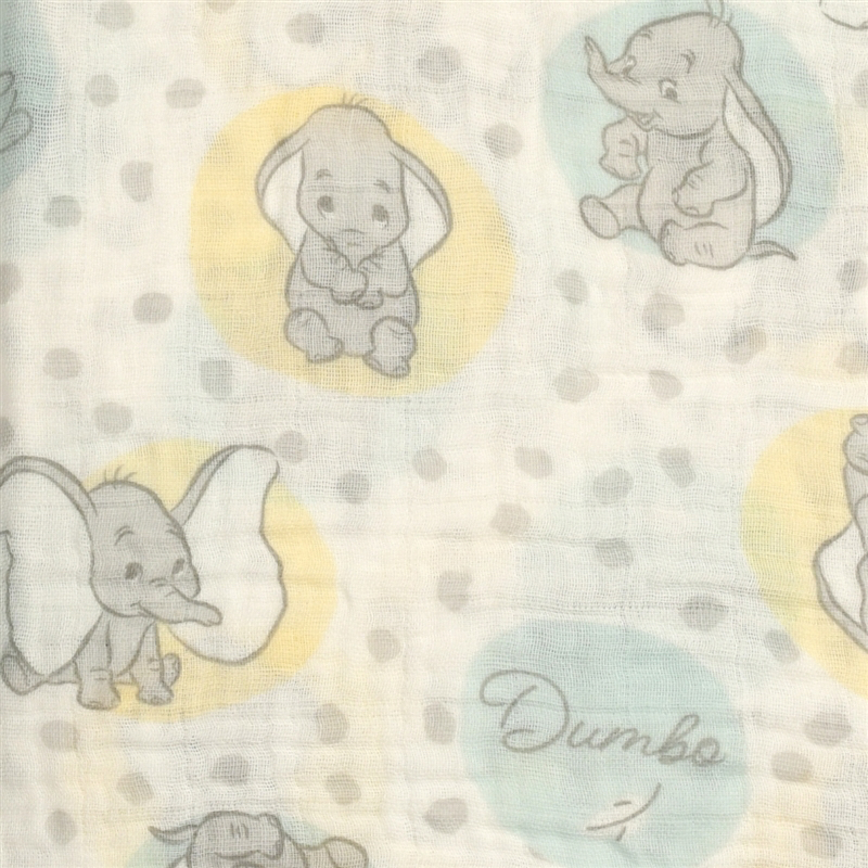 🇯🇵預訂 日本直送🇯🇵Dumbo小飛象滿印純棉棉紗包巾襁褓