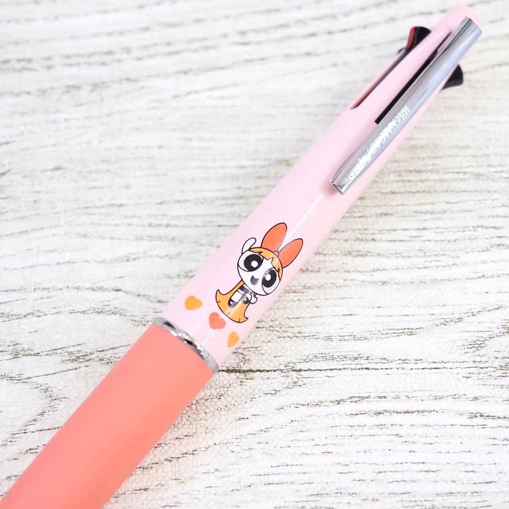 現貨｜飛天小女警 The Powerpuff Girls 日本製 uni Jetstream 4&1 多功能 5用筆 0.5mm 4色原子筆 + 0.5mm 鉛芯筆 (308056)