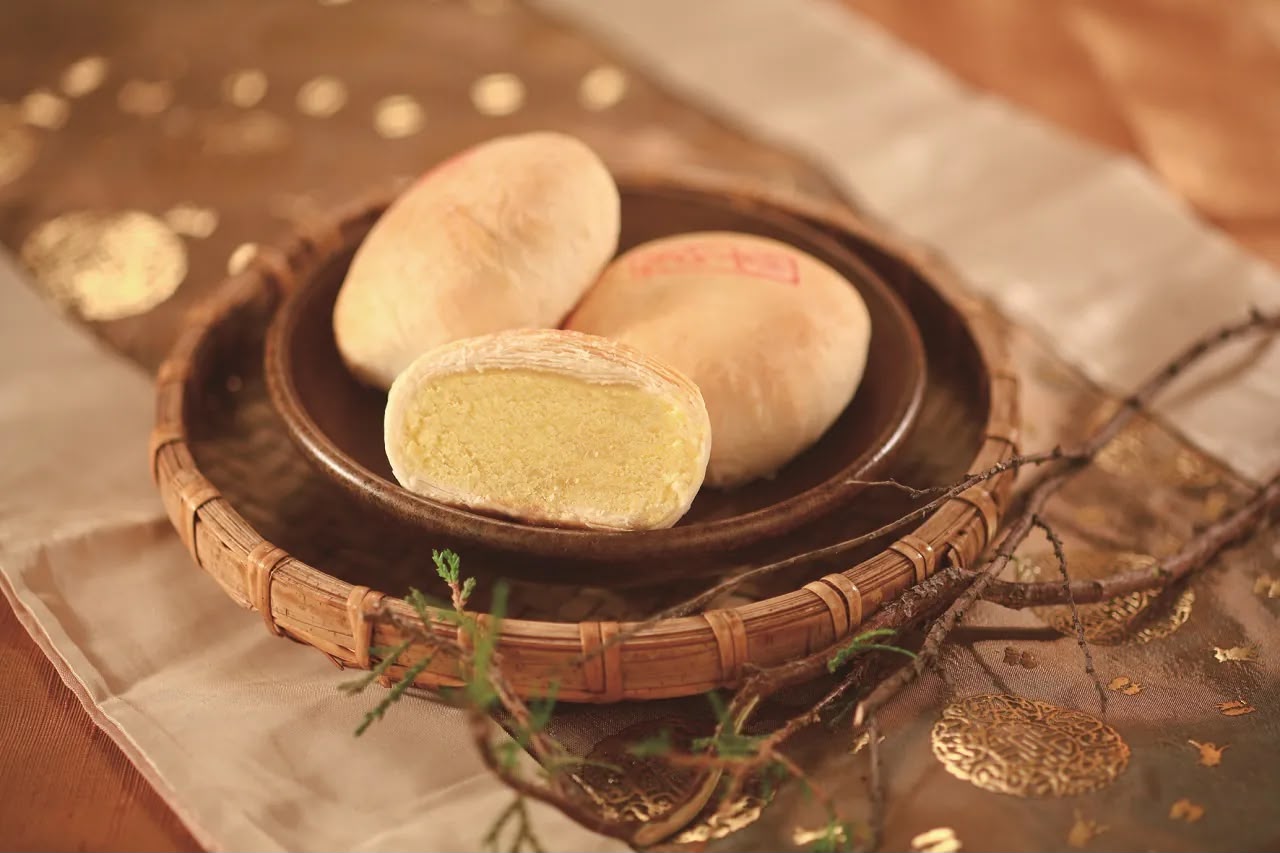 台中犂記│經典原味綠豆椪(純豆沙)6入