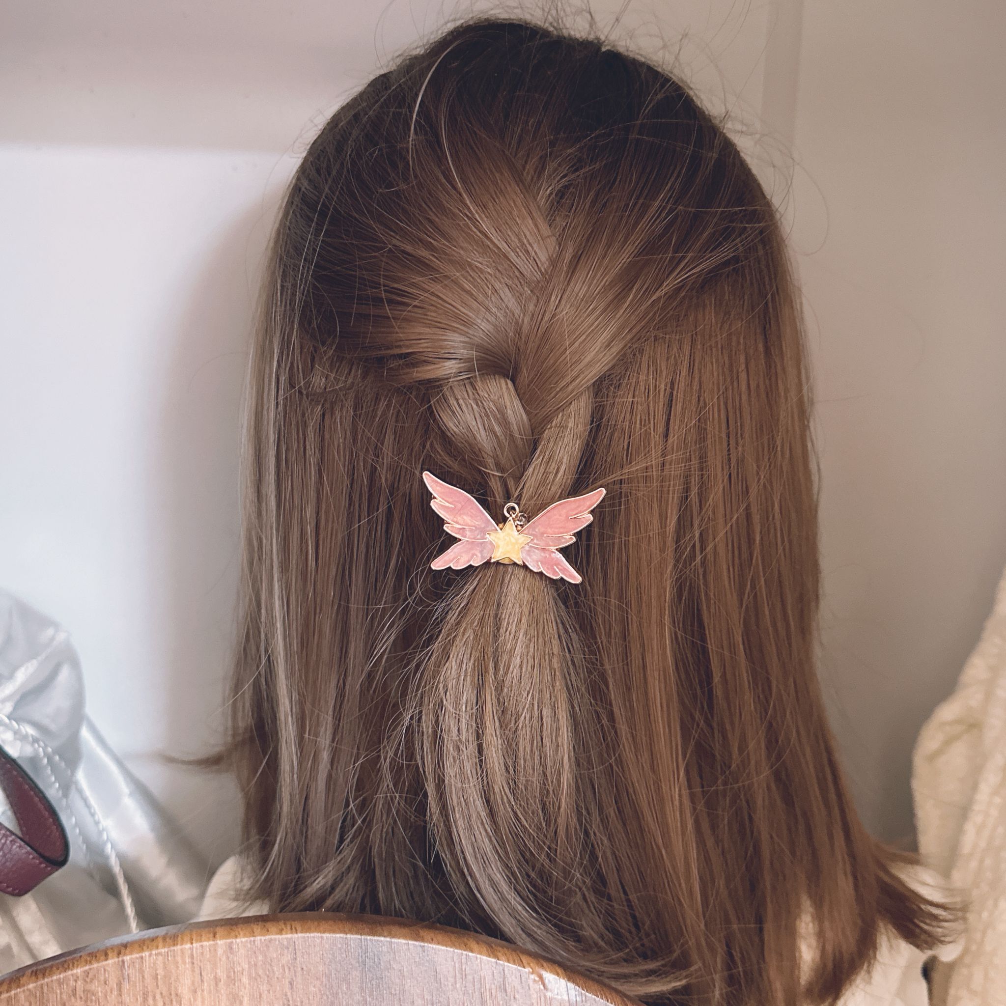 魔法少女之翼 髮插/髮夾 閃粉珠光色