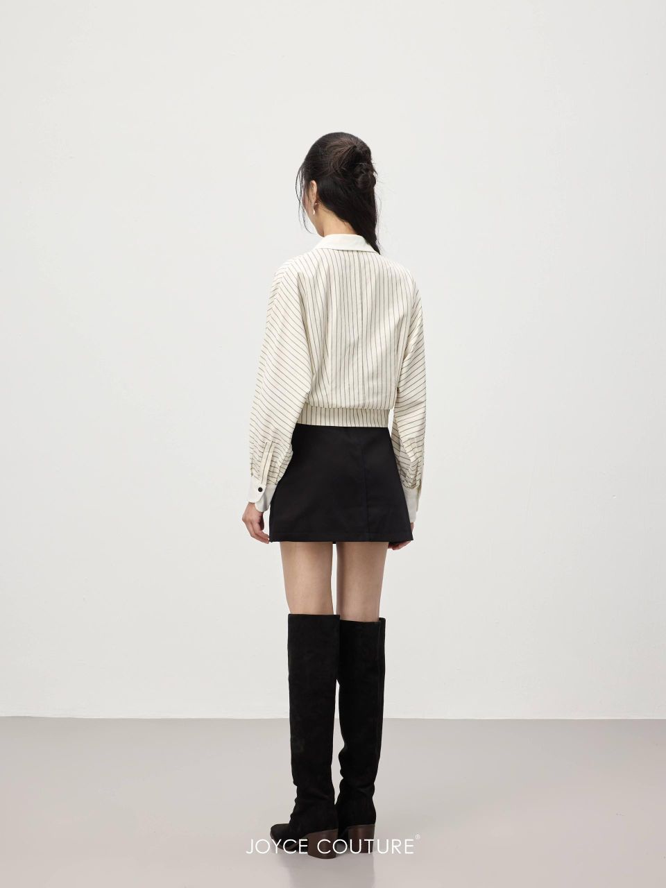 V领设计衬衫上衣 T0751