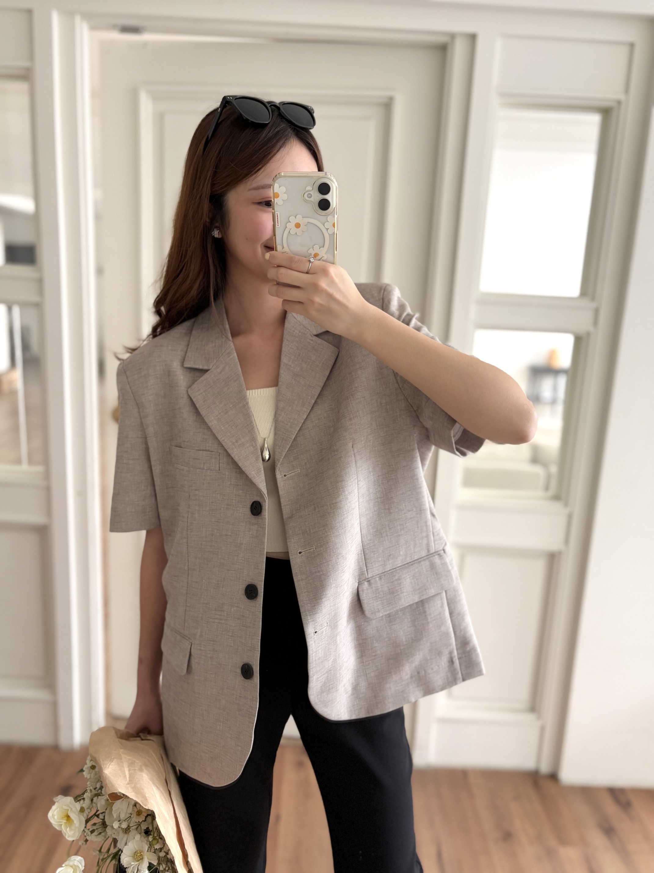 The Oversized Oatmeal Blazer