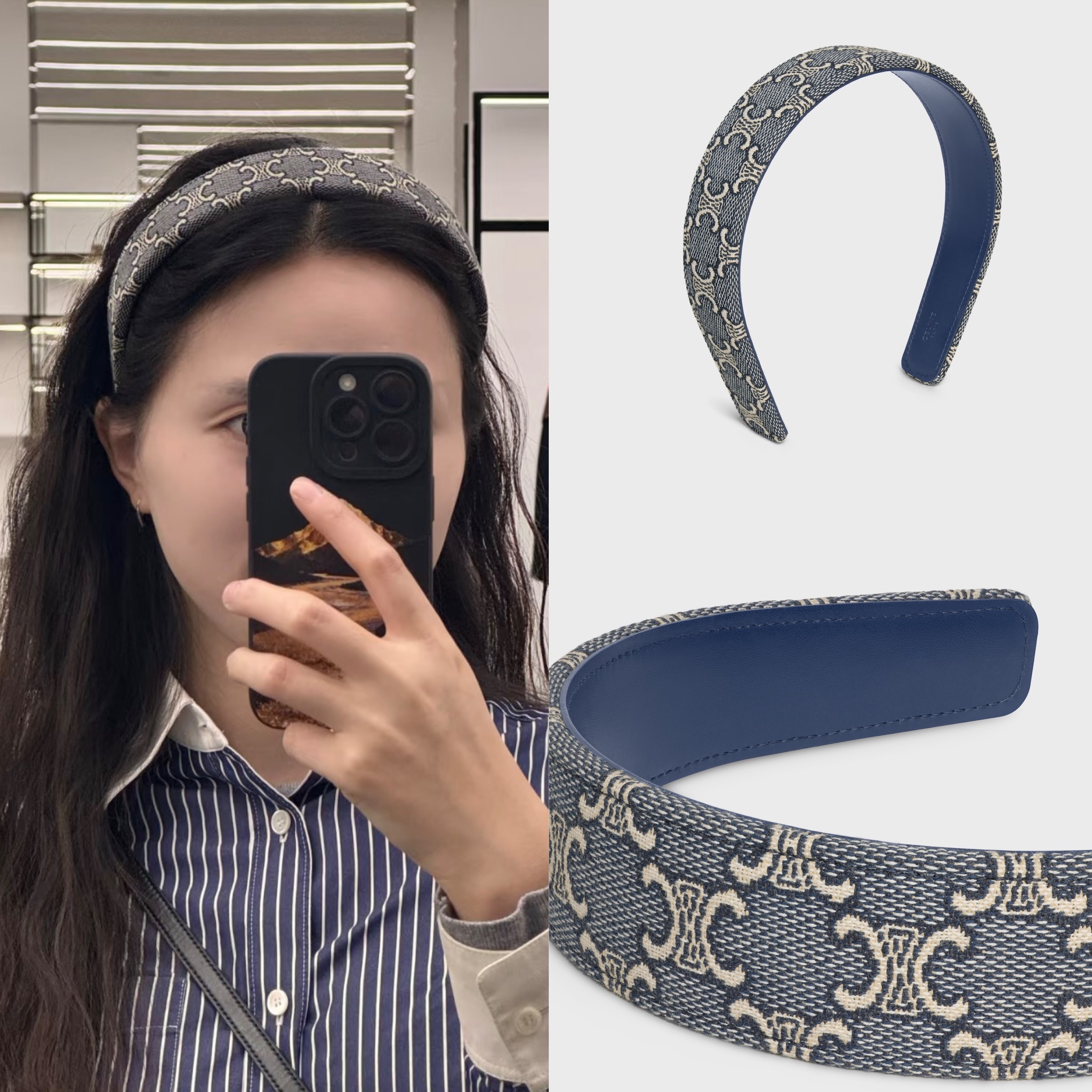 限時優惠😍訂貨📮Celine Triomphe頭箍