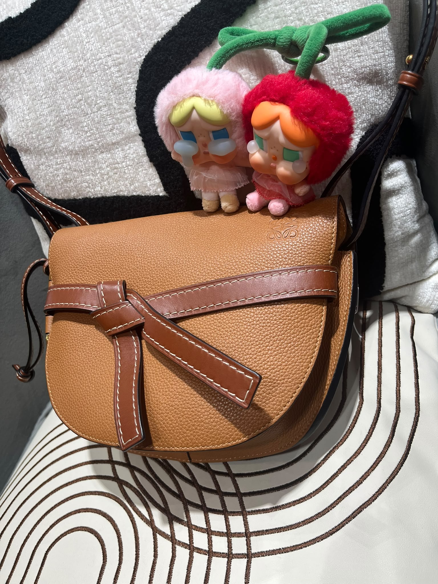 Loewe Gate Small crossbody bag Tan 100%Authentic, 95%New ✅Dust bag