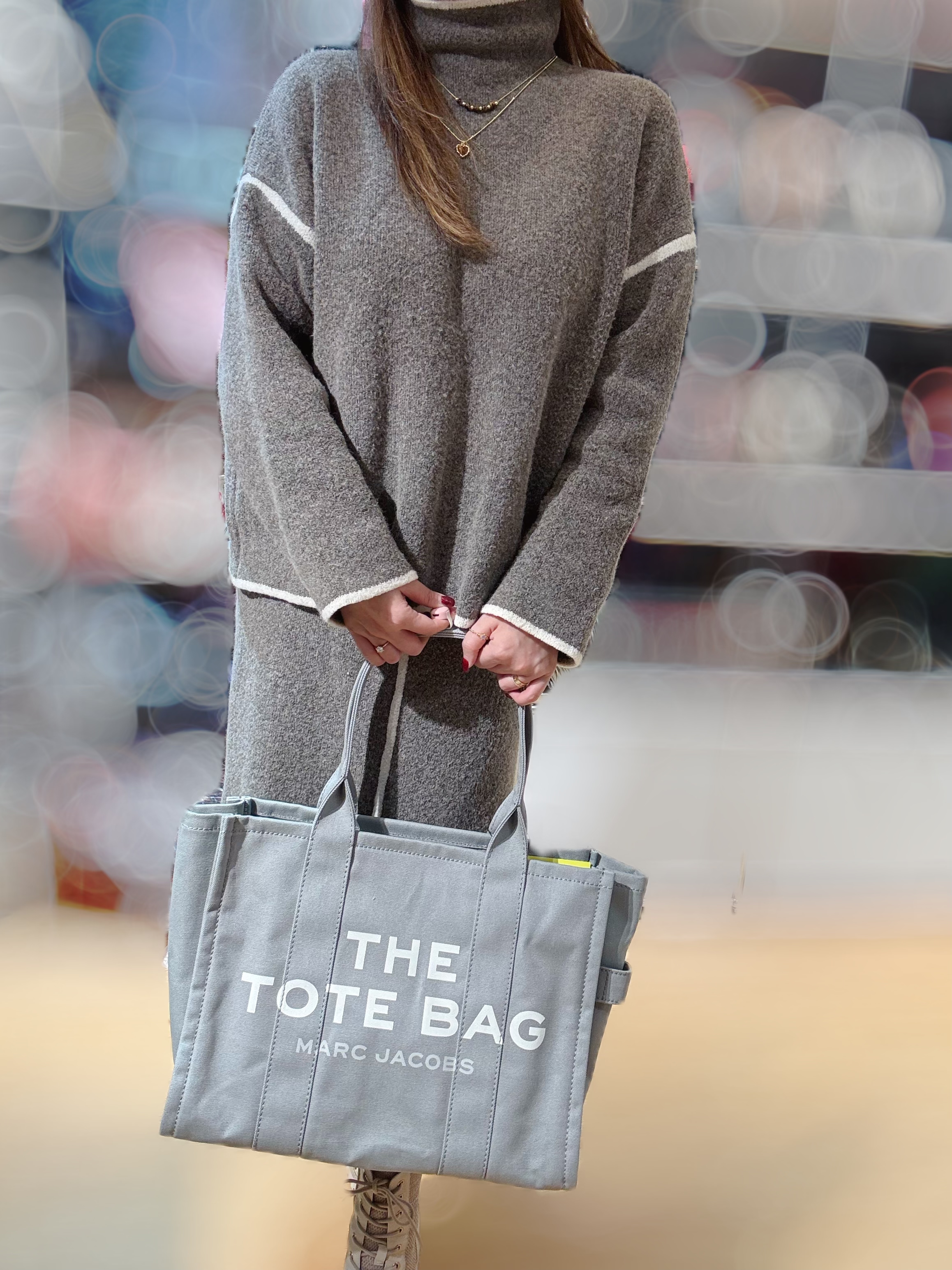 Marc jacobs traveler large tote grey