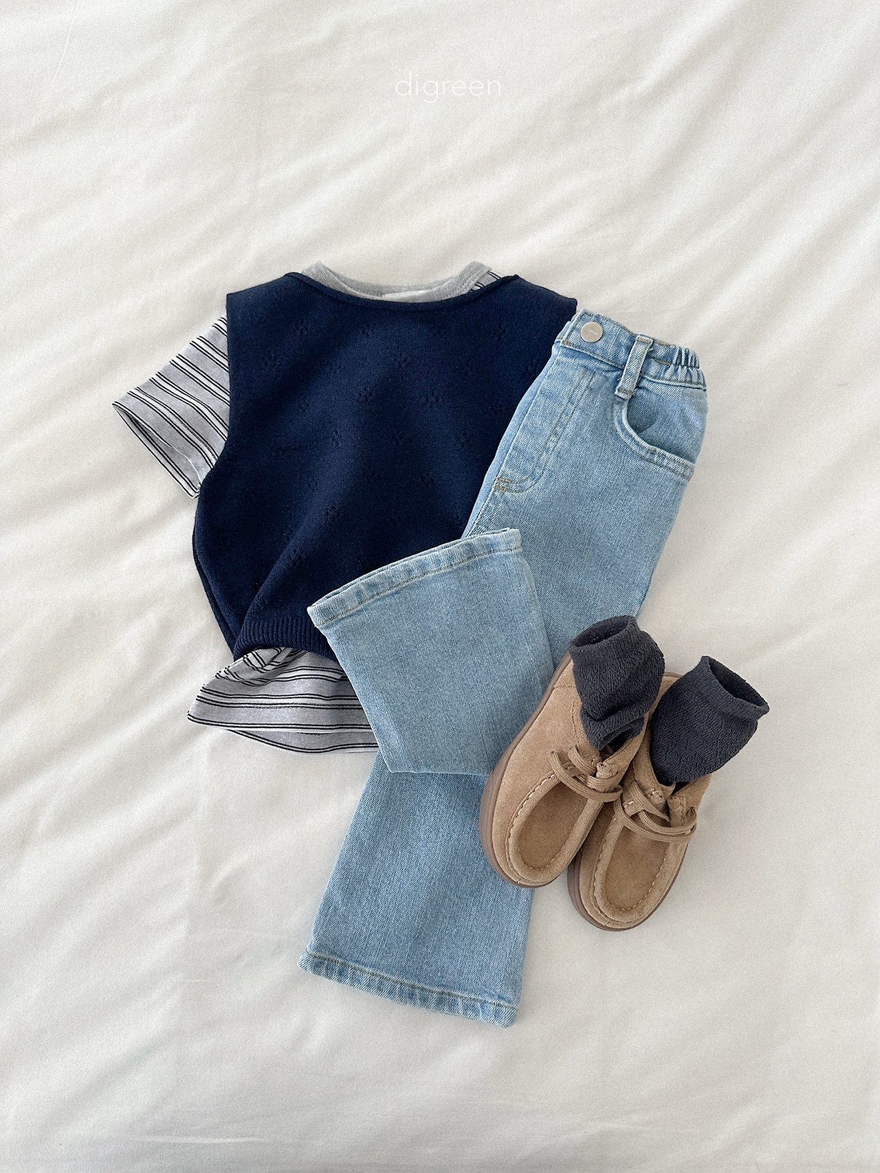 Digreen | bootcut denim pants 