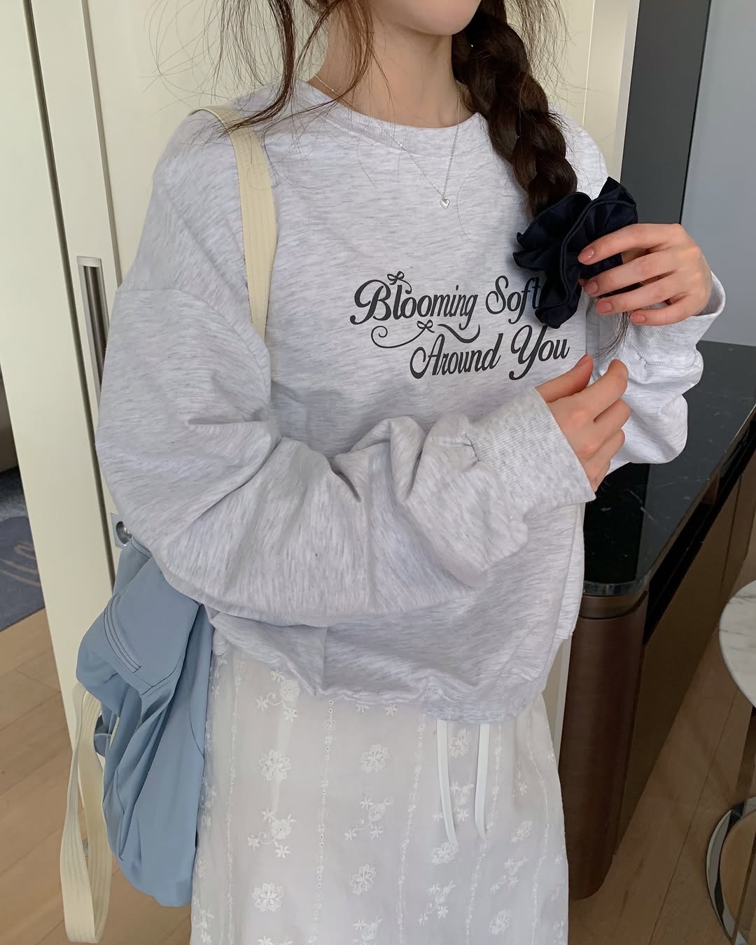 maria lace mid skirt