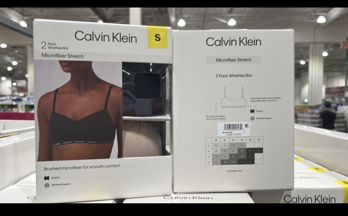 日本🇯🇵Costco快閃 🌟本週特價🌟Costco代購  Calvin Klein 無鋼圈內衣｜2件裝 