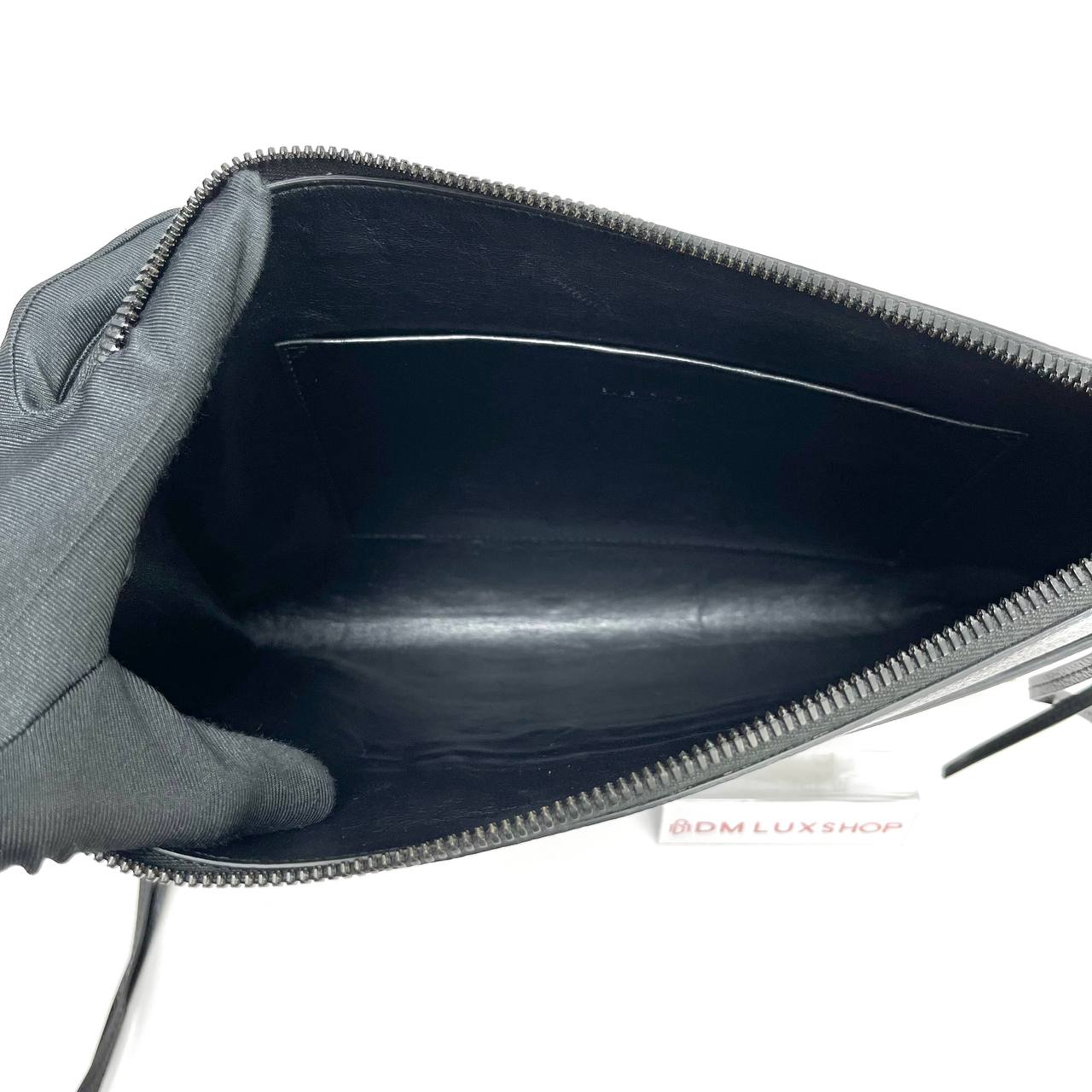 Balenciaga Black Neo Classic Clutch Bag
