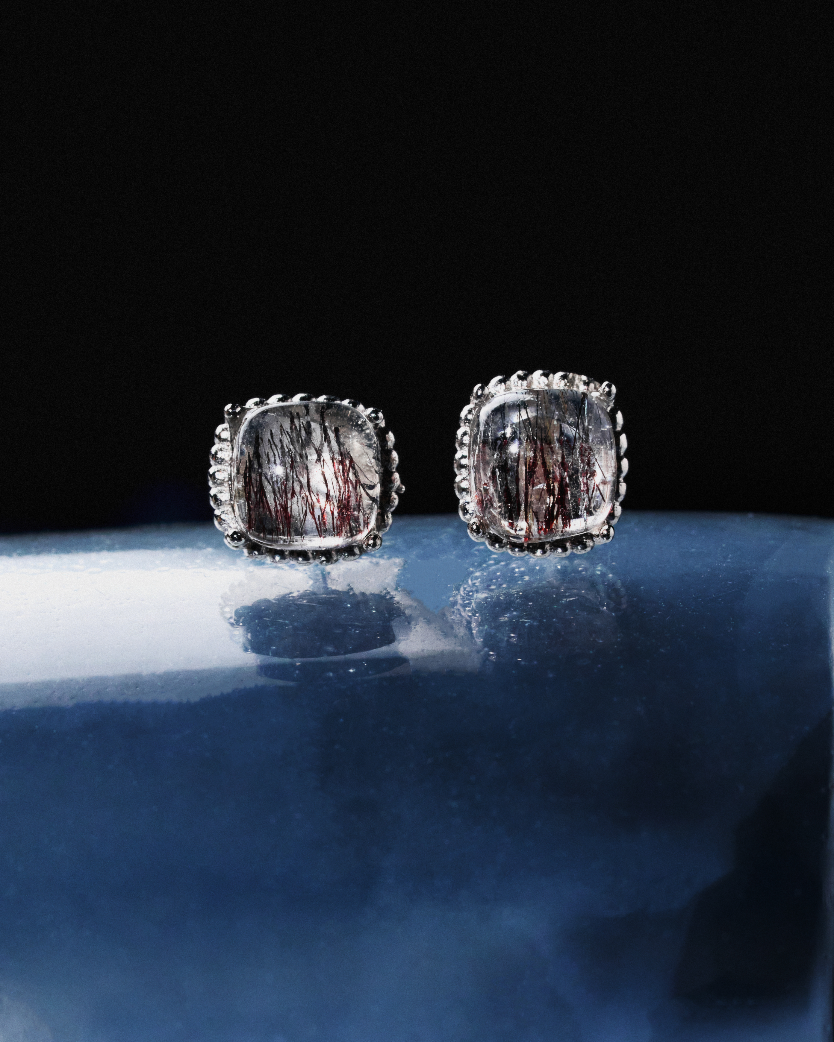 Black Magnet Earring