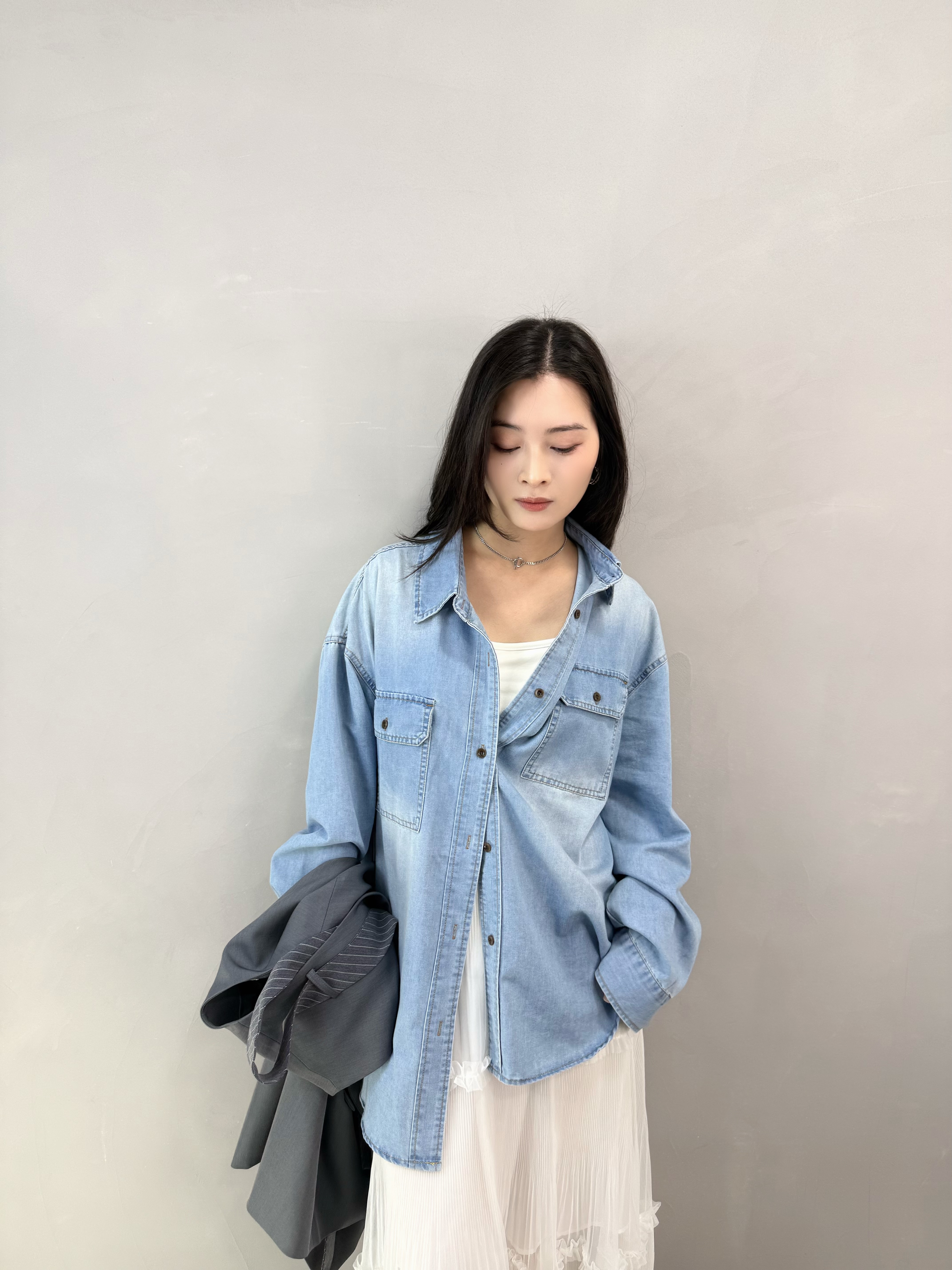 I69 洗水輕身牛仔恤衫