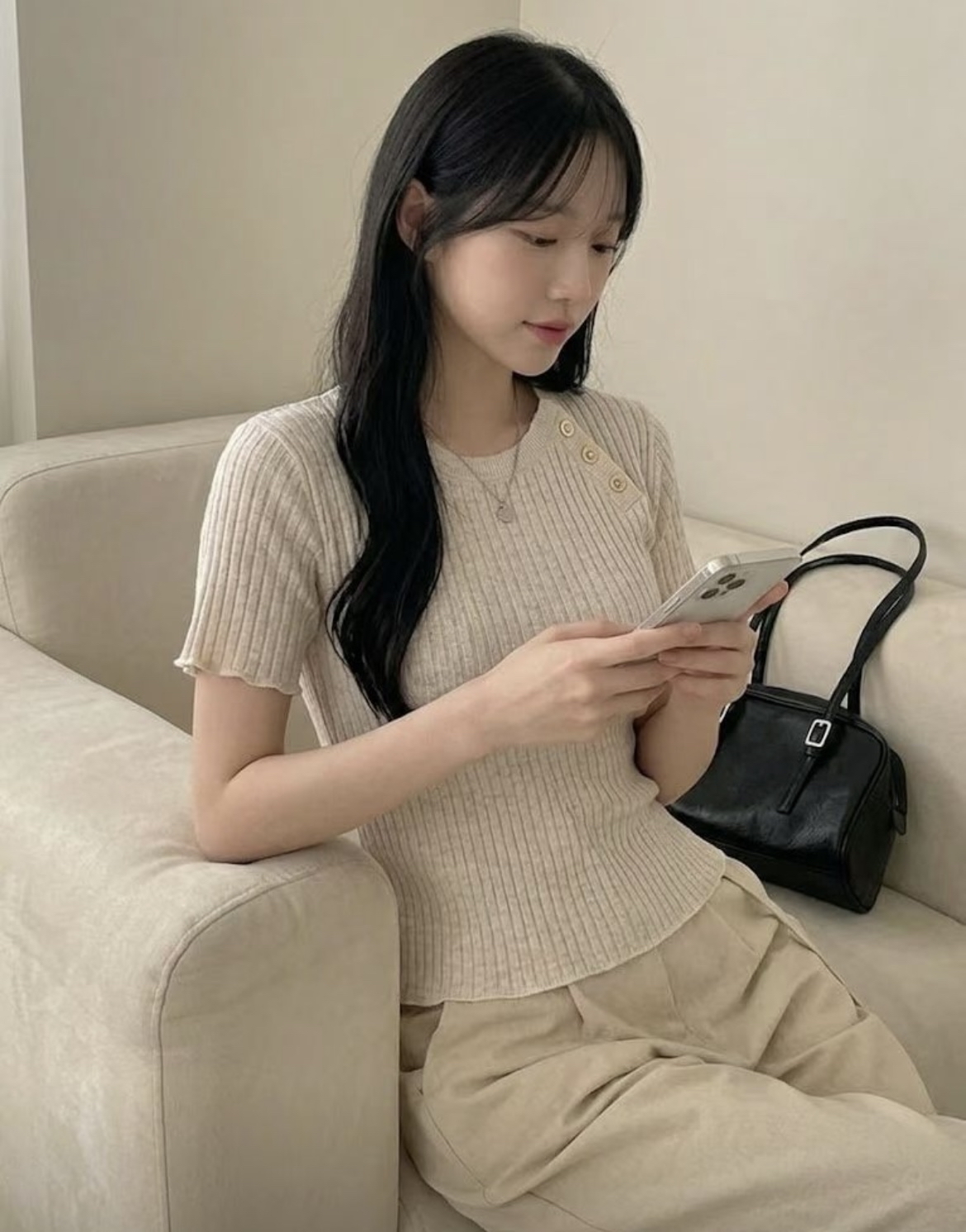❥ 側 鈕 坑 紋 上 衣 。限時成本價$98