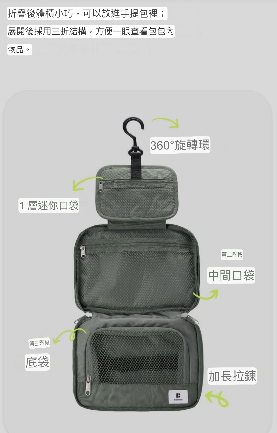 預購_A款_輕便旅行收納袋 (5色）