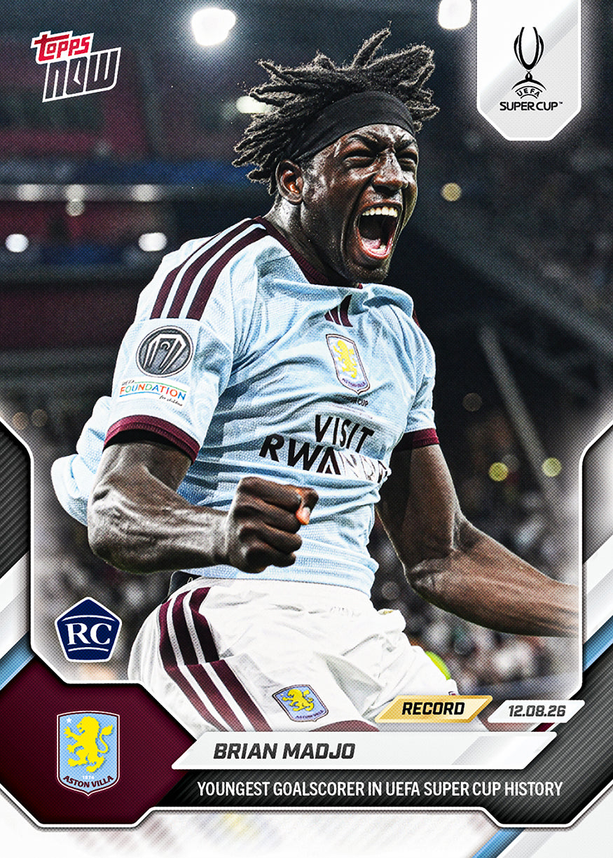 Brian Madjo - 2026/27 UCL Topps NOW® #4 UEFA Super Cup 新星入球卡【團購】