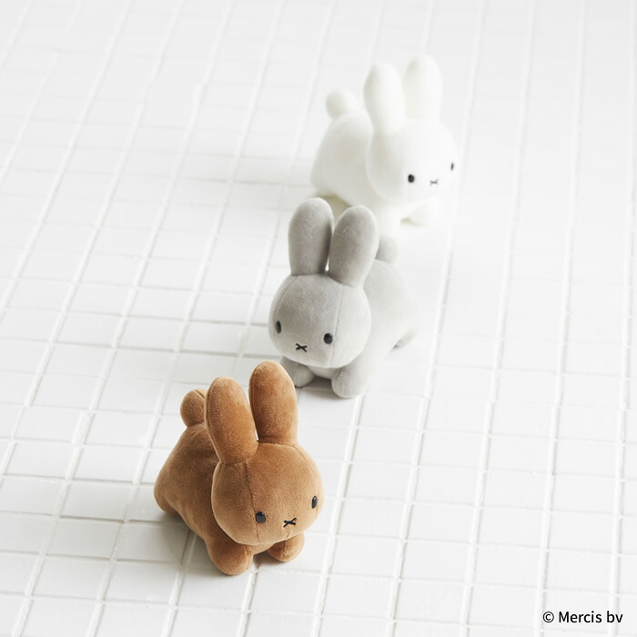  Dick Bruna（白色） Miffy 米菲兔 SS尺寸絨毛公仔玩偶