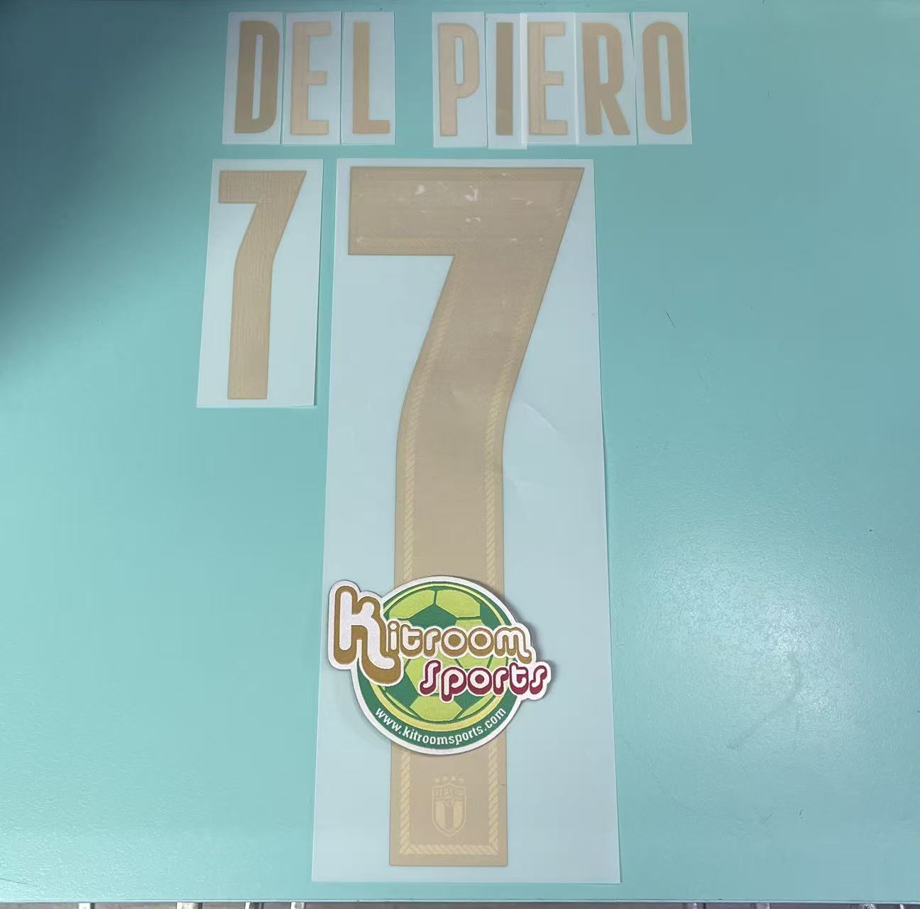 2020 Italy Home Nameset #7 DEL PIERO